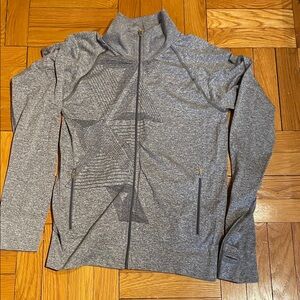 Oiselle Grey full-zip jacket - size M